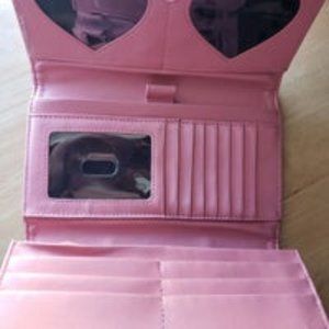 HTF Pink Glitter Lux De Ville V8 wallet EUC